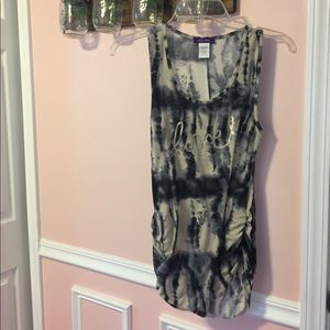 Tie-Dye "love" Maternity Tank